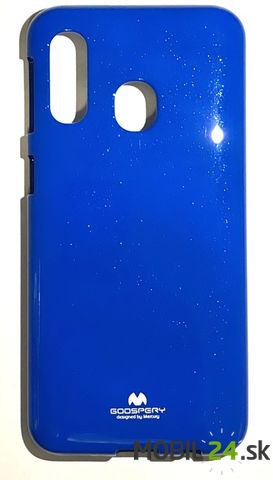 Gumené puzdro Samsung A40 modré gy