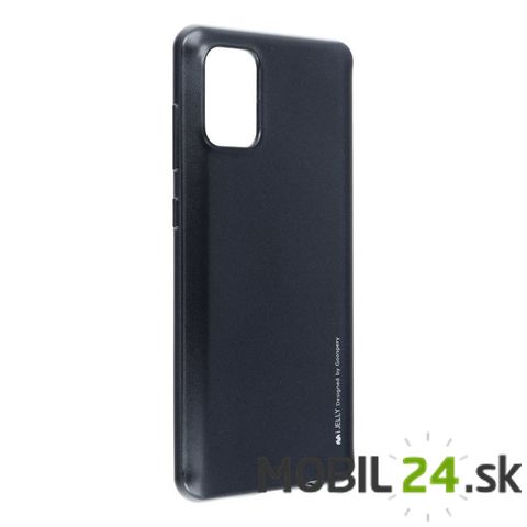 Gumené puzdro Samsung A71 čierne matné
