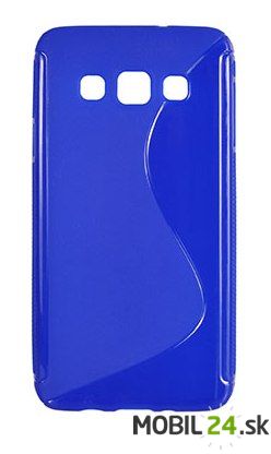Gumené puzdro Samsung Galaxy A3 modré