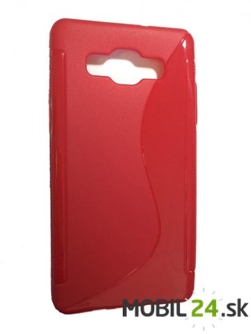Gumené puzdro Samsung Galaxy A5 červené