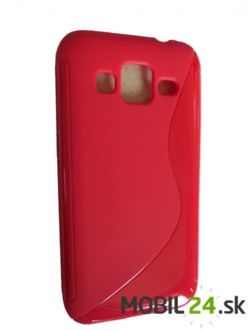 Gumené puzdro Samsung Galaxy Core Prime červené