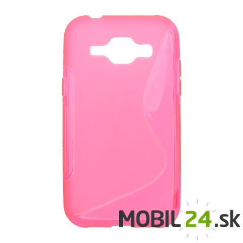 Gumené puzdro Samsung Galaxy J1 ružové