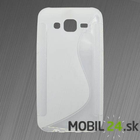 Gumené puzdro Samsung Galaxy J5 transparentné