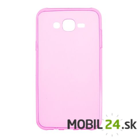 Gumené puzdro Samsung Galaxy J7 ružové