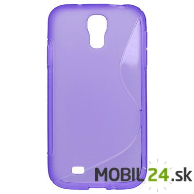 Puzdro na mobil Samsung Galaxy S IV (i9500) gumené fialové