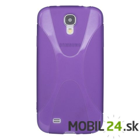 Puzdro na mobil Samsung Galaxy S IV (i9500) gumené fialové