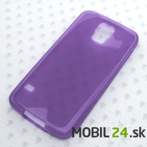 Gumené puzdro Samsung Galaxy S5 bledo fialové