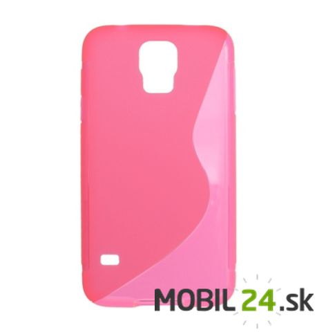 Gumené puzdro Samsung Galaxy S5 ružové