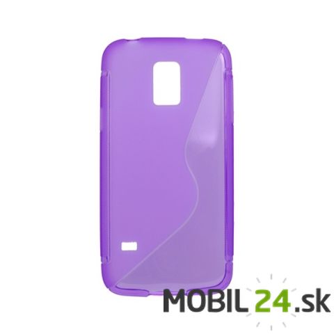 Gumené puzdro Samsung Galaxy S5 mini fialové