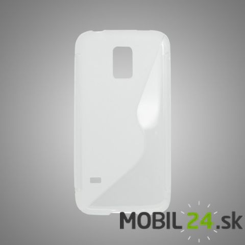 Gumené puzdro Samsung Galaxy S5 mini priehľadné