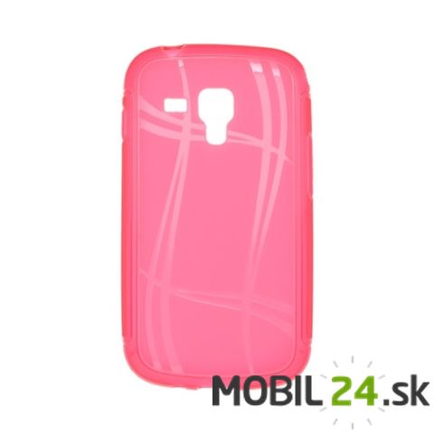 Gumené puzdro Samsung Galaxy Trend (S7560) well lines ružové