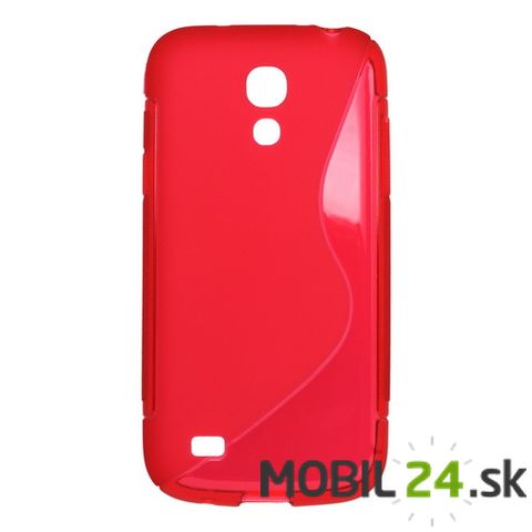 Gumené puzdro Samsung Galaxy S4 mini červené