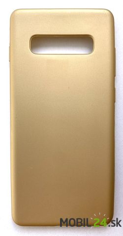 Gumené puzdro Samsung S10 plus zlaté