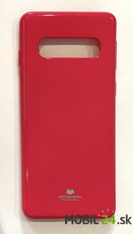 Gumené puzdro Samsung S10 ružové gy