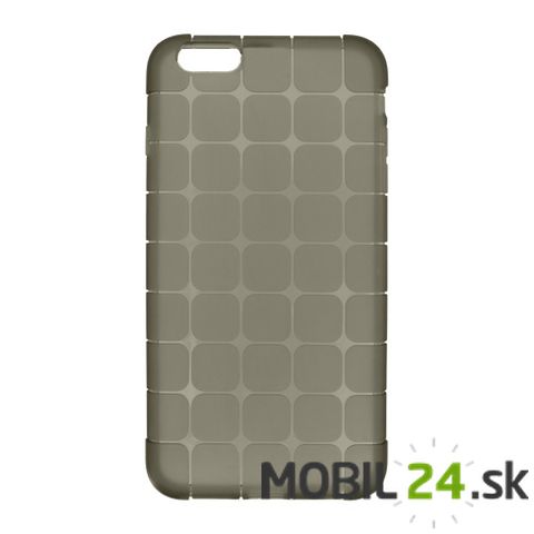 Gumené puzdro Squares pre iPhone 6/6s Plus šedé