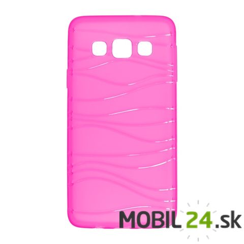 Gumené puzdro Waves Samsung Galaxy A3 ružové