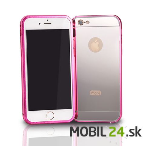 Puzdro iPhone 6/6S zrkadlové ružové
