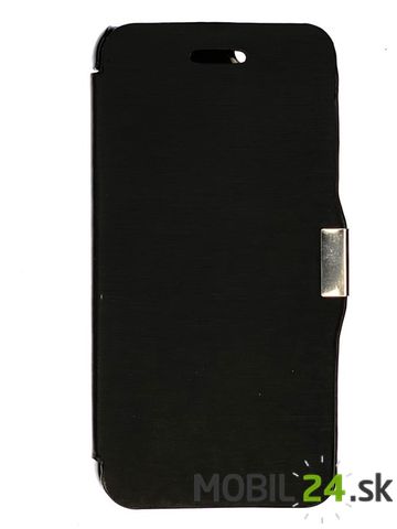 Knižkové puzdro iPhone 6/6S čierne bočné