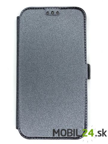 Knižkové puzdro iPhone XR šedé pocket