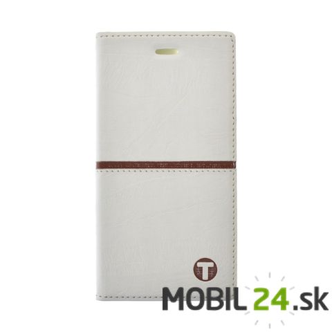 Knižkové puzdro Luxury iPhone 6/6s biele