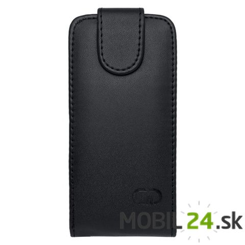 Knižkové púzdro na mobil iPhone 5/5s/SE čierne