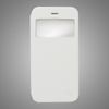 Knižkové puzdro na mobil iPhone 6/6s biele s okienkom