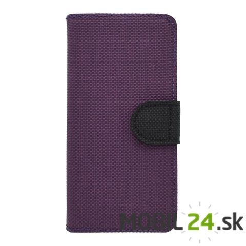 Knižkové puzdro na mobil iPhone 6/6s fialové
