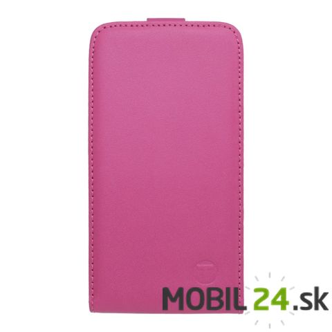 Knižkové puzdro na mobil Samsung Galaxy Alpha ružové