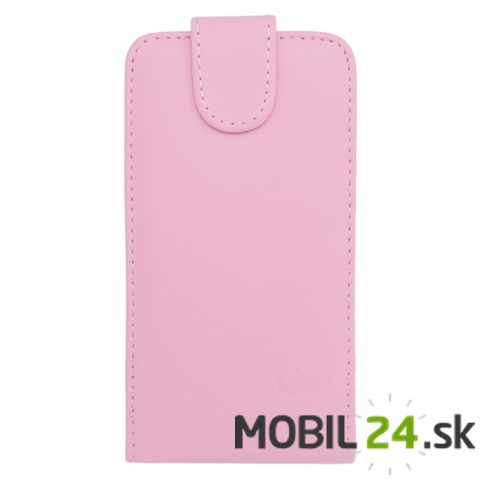 Knižkové púzdro na mobil Samsung Galaxy S IV i9500 bledo-ružové
