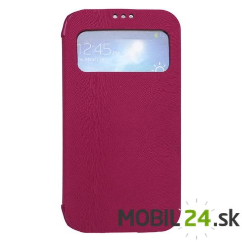 Knižkové púzdro na mobil Samsung Galaxy S IV ružové