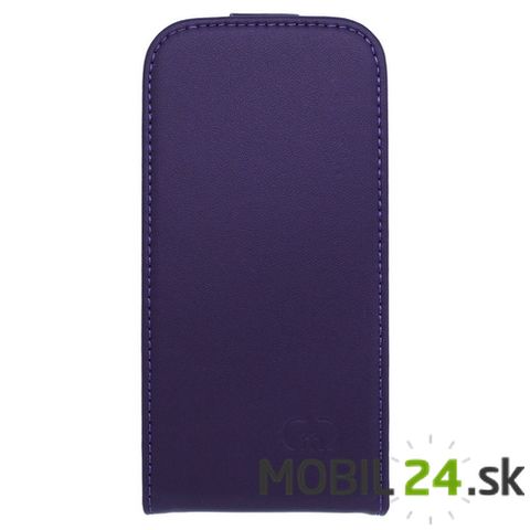 Knižkové púzdro na mobil Samsung S IV i9500 fialové