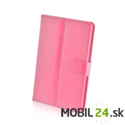 Knižkové puzdro na tablet 10" ružové