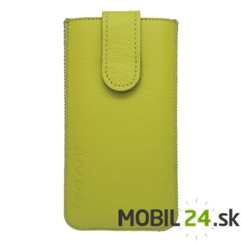 Kožené puzdro na mobil iPhone 6/6s zelené