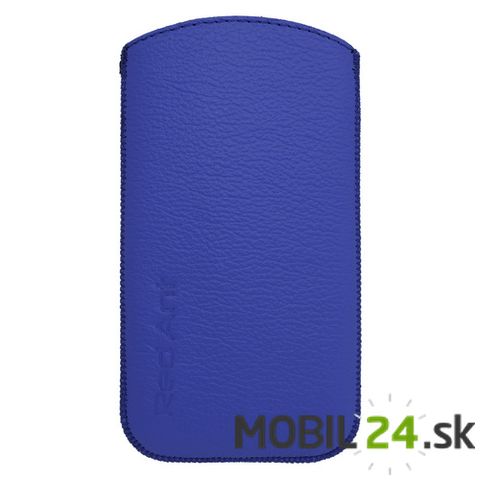Kožené púzdro na mobil Samsung Galaxy S IV mini modré