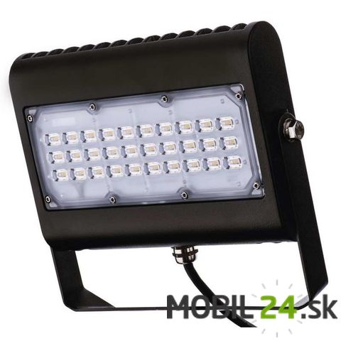 LED reflektor PROFI PLUS 50W, neutrálna biela, čierny