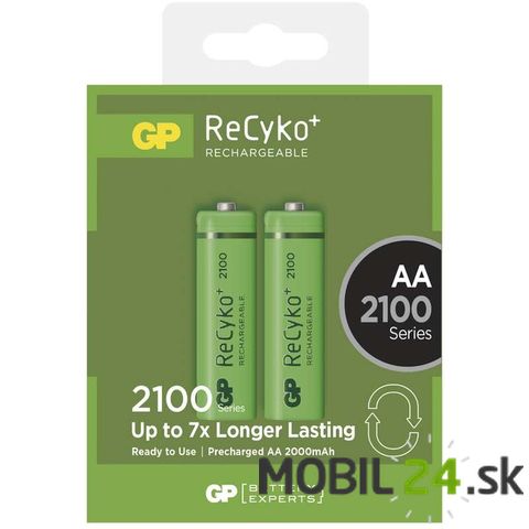 Nabíjacia batéria GP ReCyko+ 2100 AA, 2 ks