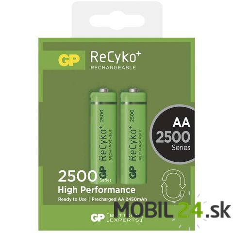 Nabíjacia batéria GP ReCyko+ 2500 AA, 2 ks