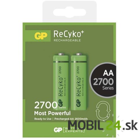 Nabíjacia batéria GP ReCyko+ 2700 AA, 2 ks