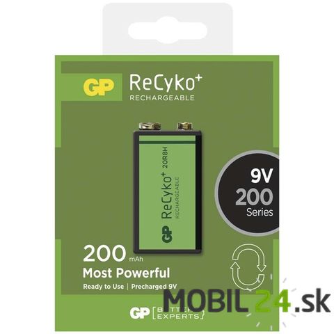 Nabíjacia batéria GP ReCyko+ 9V