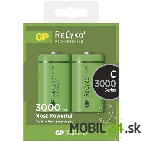 Nabíjacia batéria GP ReCyko+ C, 2 ks
