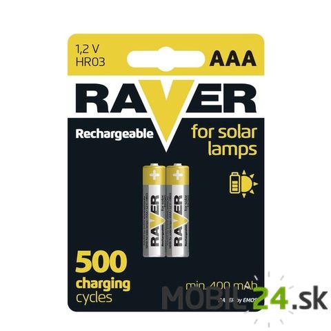 Nabíjacia batéria RAVER AAA, 2 ks
