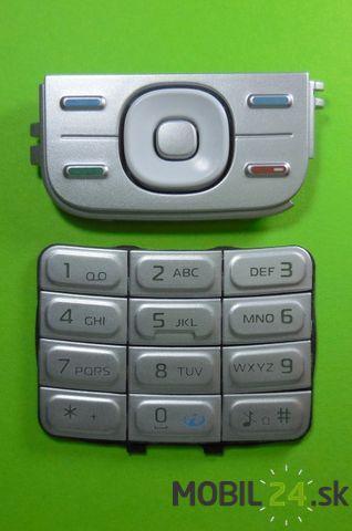 Klávesnica Nokia 5200/5300 strieborná