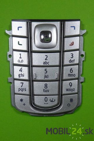 Klávesnica Nokia 6230i strieborná originál