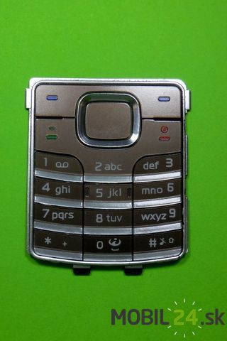 Klávesnica Nokia 6500c hnedá