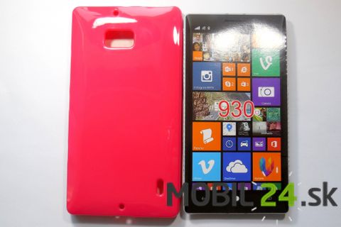 Puzdro Nokia 930 ružové lesklé