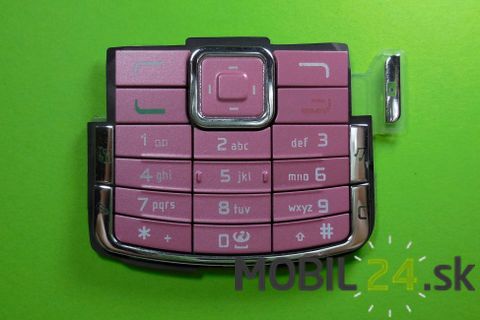 Klávesnica Nokia N72 ružová