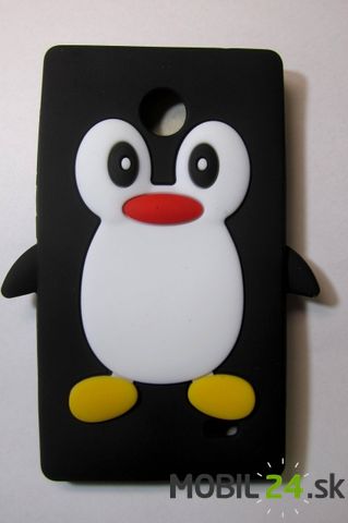 Puzdro Nokia X tučniak čierny