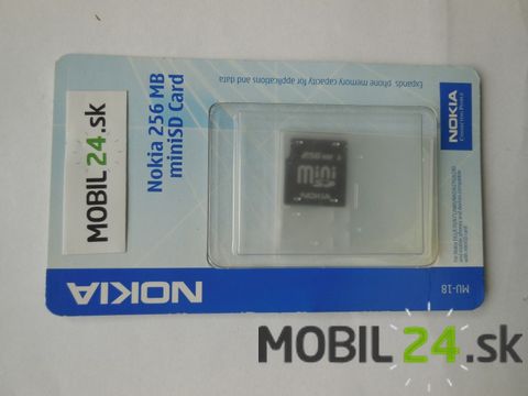Pamäťova karta Nokia Mini SD 256 MB