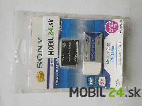 Pamäťova karta Sony Pro Duo 512 GB