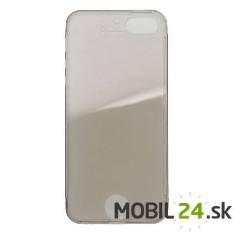 Plastové puzdro iPhone 5/5s/SE celotelové sivé